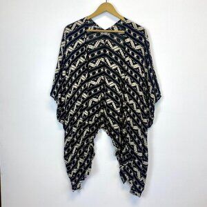 Urban Outfitters Ecote Geometric Print Kimono Shawl